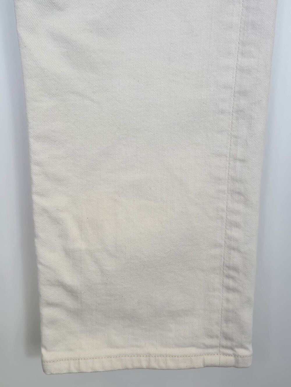 Mother Superior Denim High Waisted Rider Ankle Jean Straight Leg Ivory 28 - Picture 11 of 16